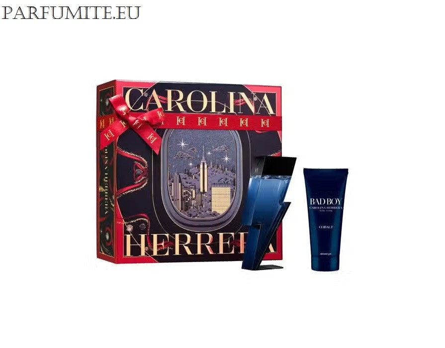Carolina Herrera Bad Boy Cobalt комплект за мъже 